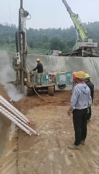 郊区工地施工用水井