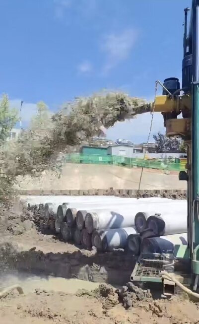 郊区工地施工用水井